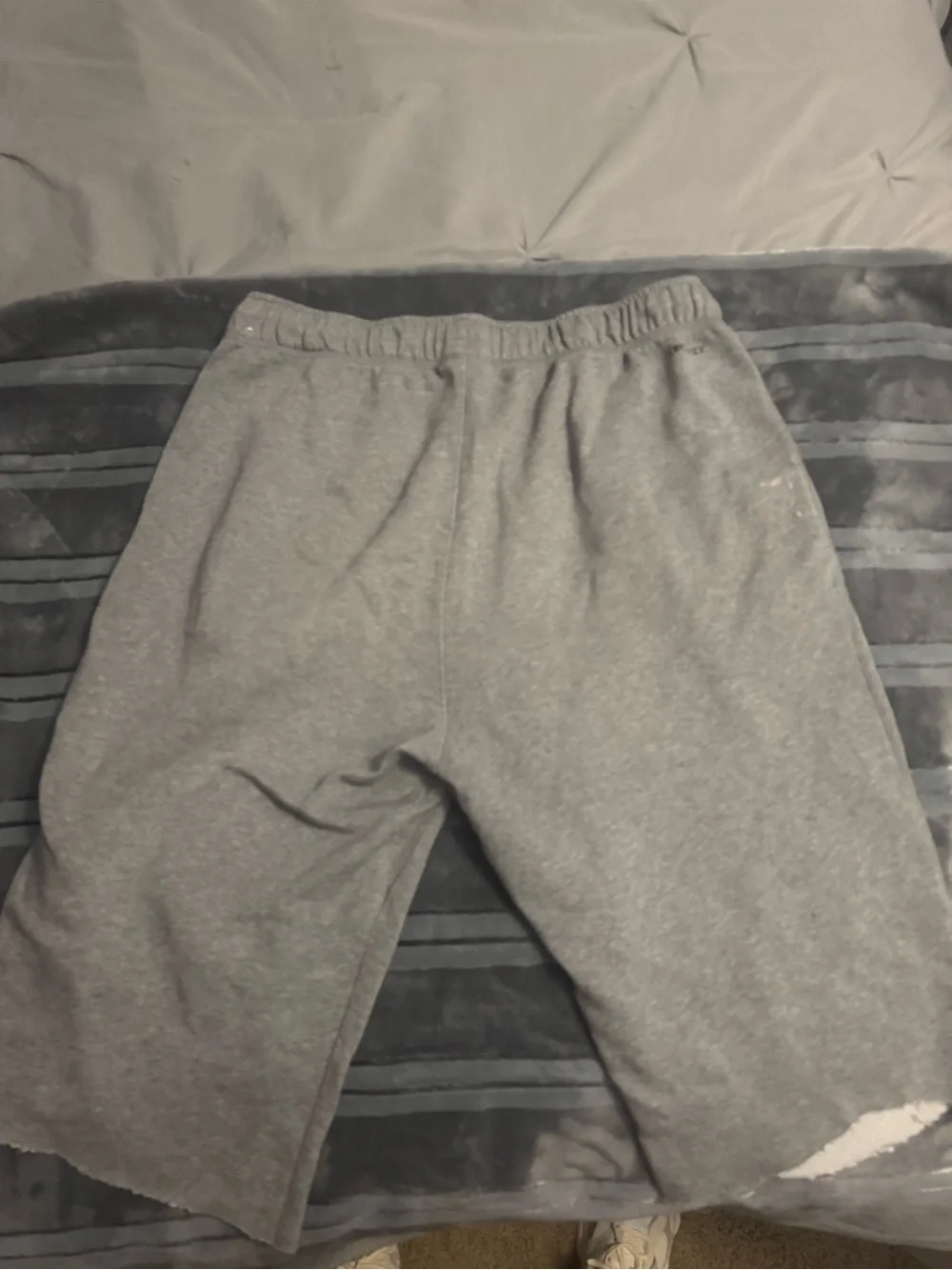 Jordan Men’s Cut Off Gray Fleece Joggers